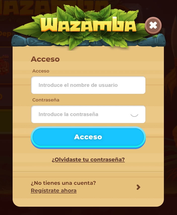 Wazamba casino login